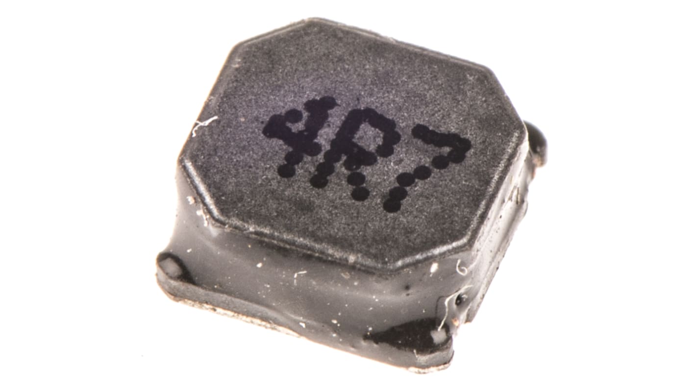 Bourns 4018绕线电感, 4.7 μH, 1.9A 有效值, 84mΩ, ±20%容差, 屏蔽, 4 x 4 x 1.8mm, SRN4018系列