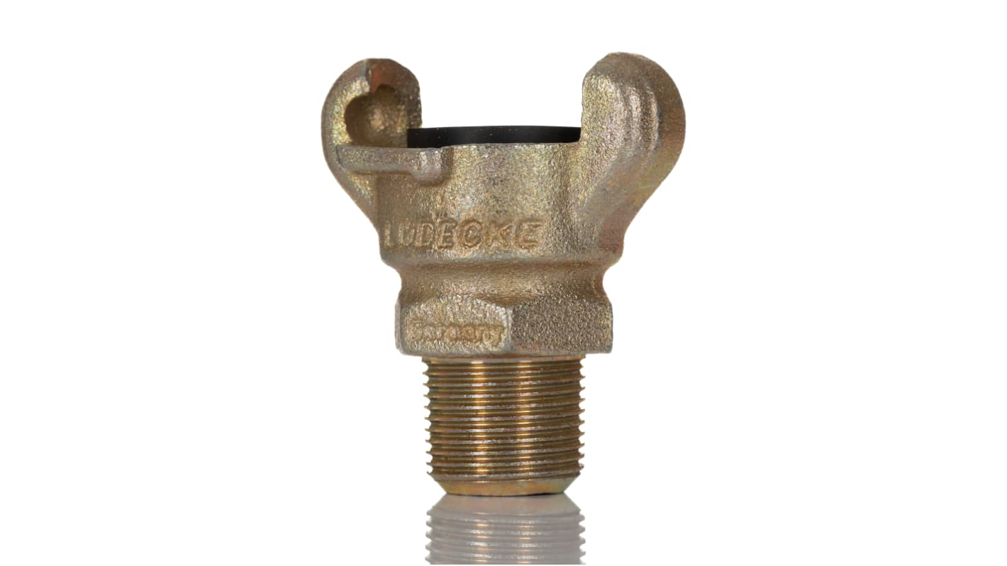 RS PRO Iron Male Pneumatic Quick Connect Coupling, NPT 3/4 Male Threaded