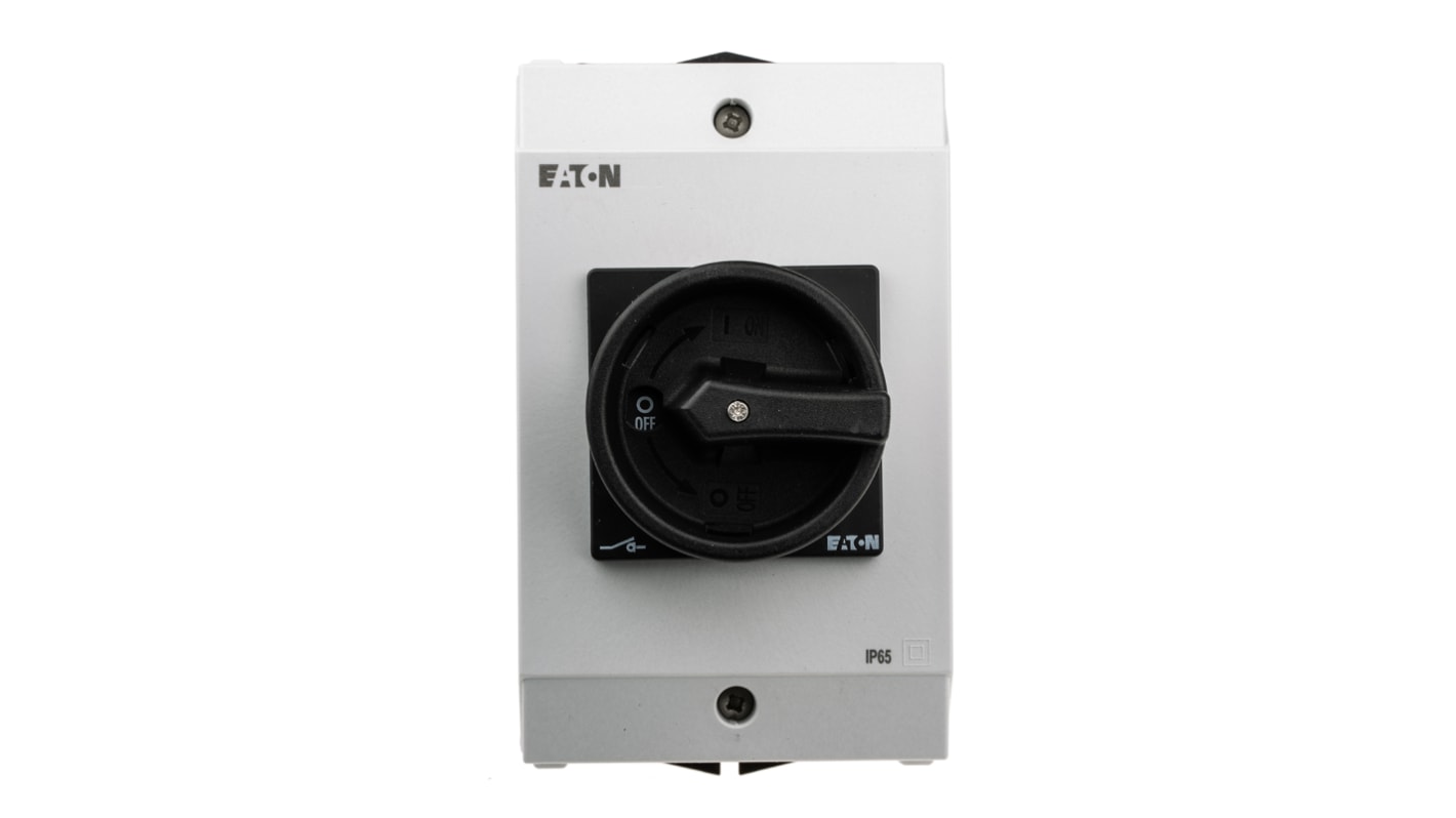 Eaton 3P Pole Isolator Switch - 25A Maximum Current, 11kW Power Rating, IP65