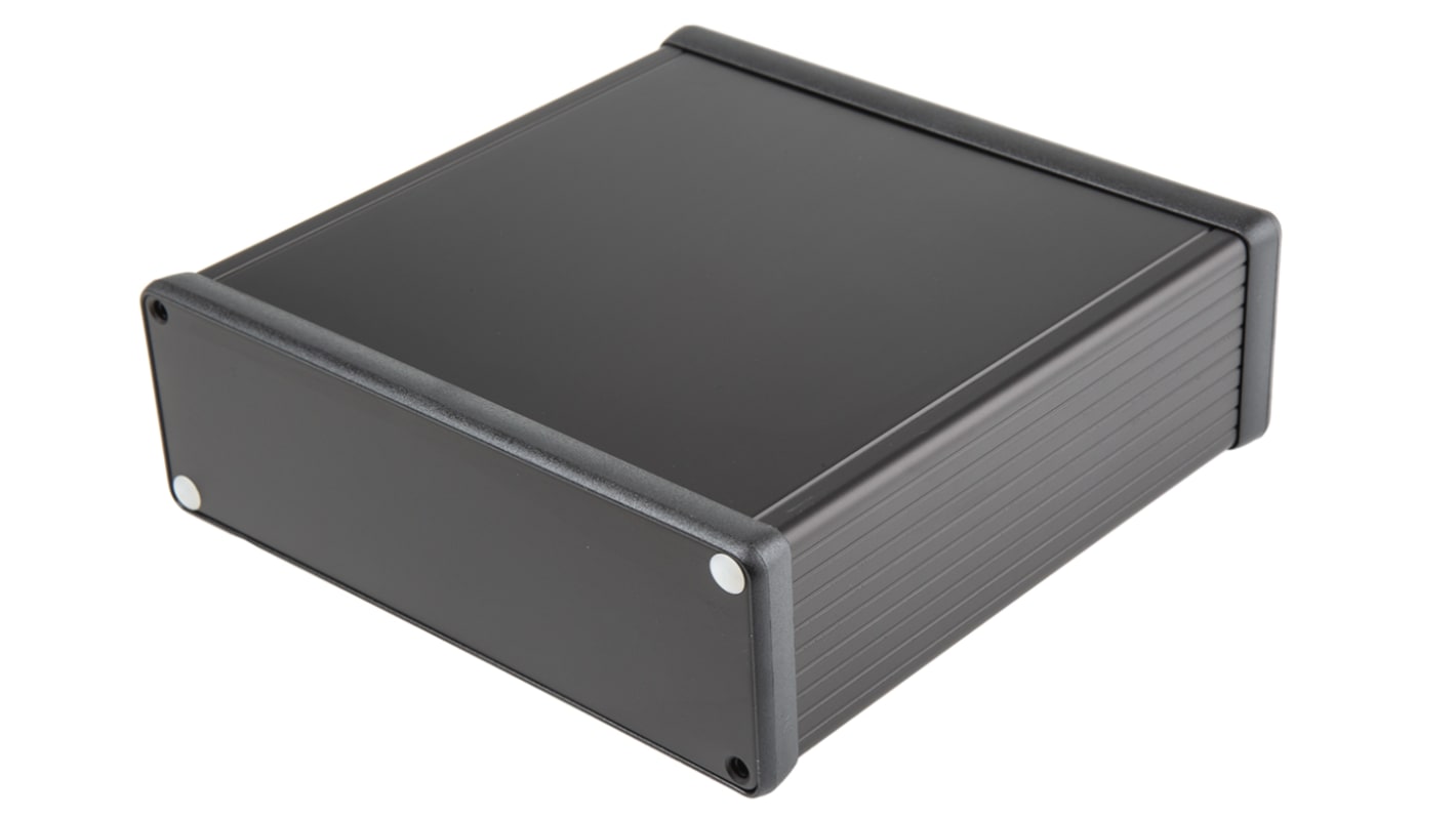 Contenitore Hammond in Alluminio 160 x 160 x 51.5mm, col. Nero, IP54