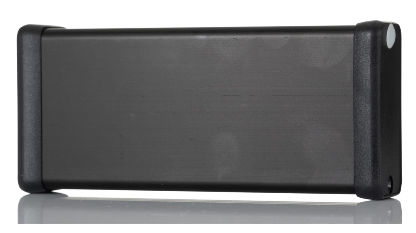 Boîtier Hammond 1455 en Aluminium, 120 x 54 x 23mm, Noir IP54