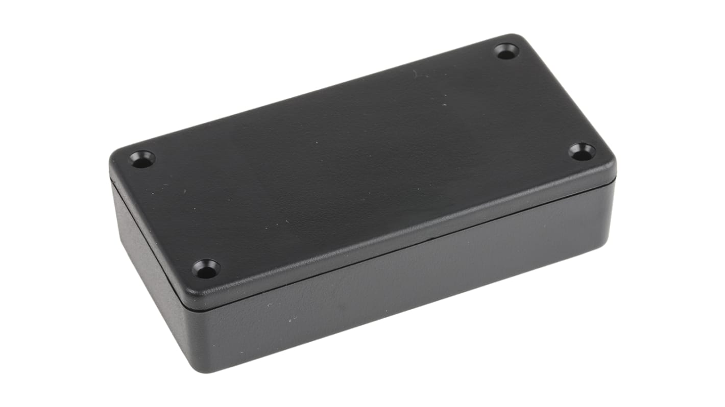 Hammond 阻燃ABS外壳, IP54, 黑色, 100 x 51 x 22mm, 1591系列