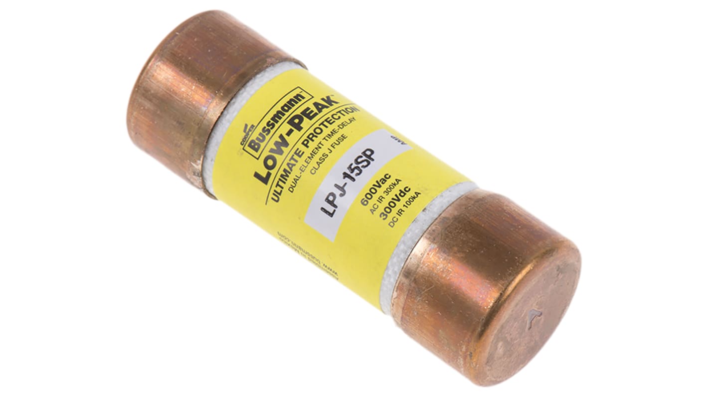 Eaton 15A T Cartridge Fuse, 21 x 57mm