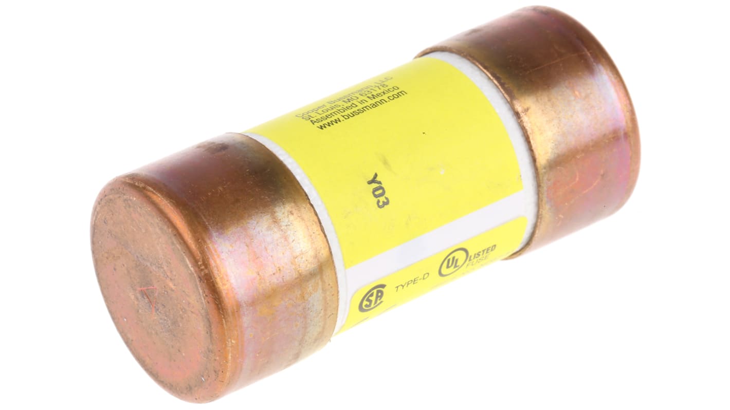 Eaton 管ヒューズ 50A 25 x 60mm 300V ac (タイムラグ) LPJ-50SP