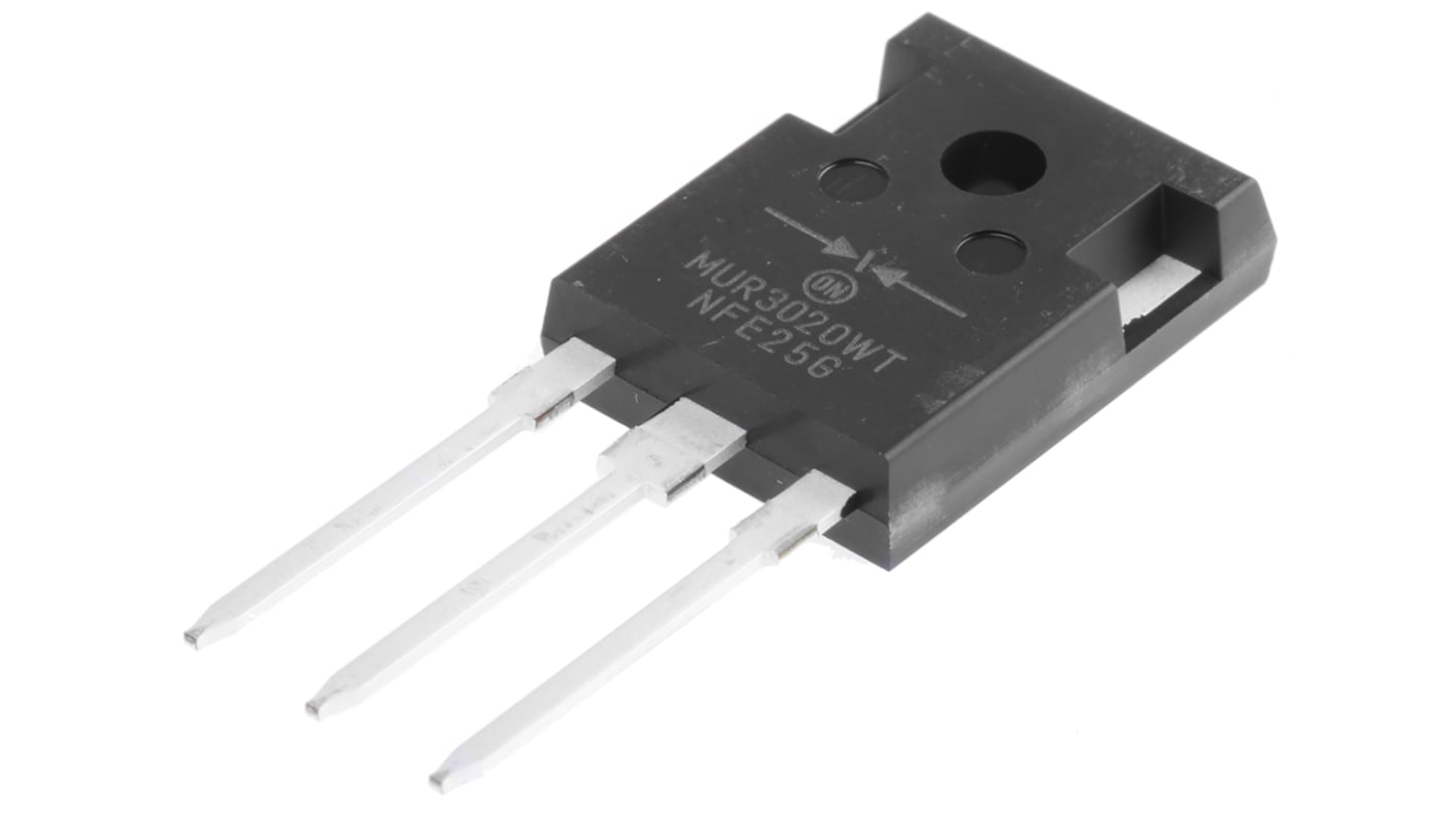 onsemi Dual Diode, Common Cathode, 3-Pin TO-247 MUR3020WTG