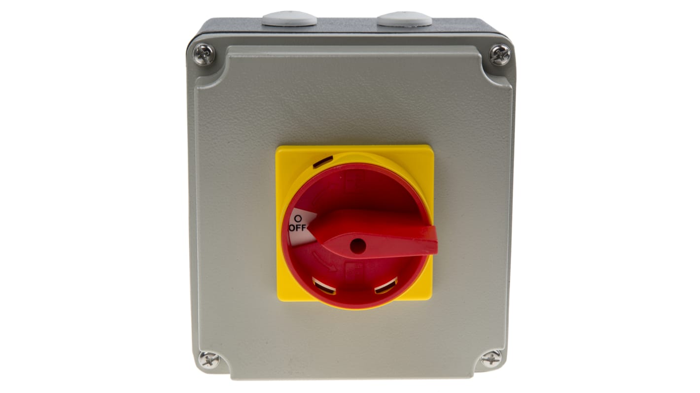 RS PRO アイソレータスイッチ, 4P極, 32A, 15kW, IP65, パネルマウント