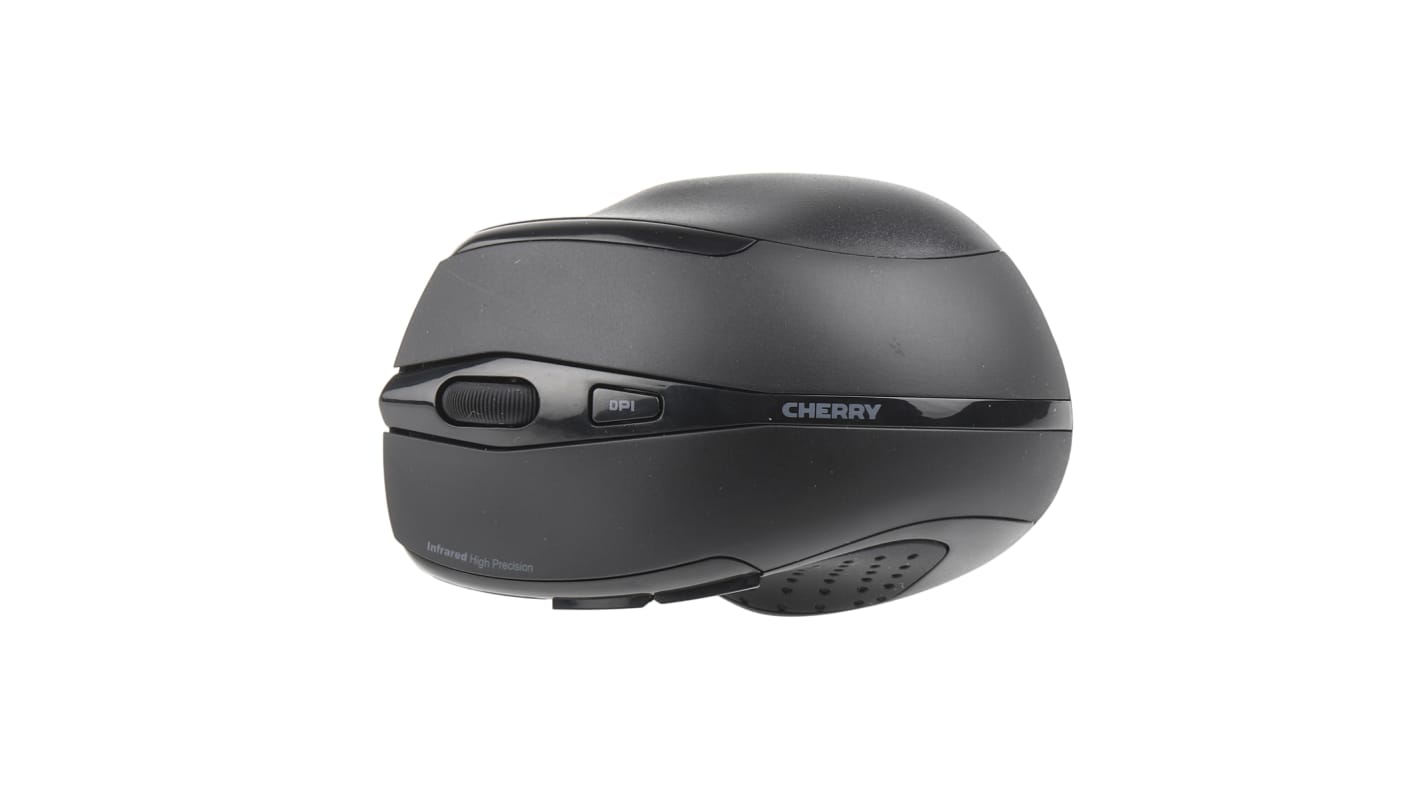 Myszka bezprzewodowa, Optyczna, 5-przyciskowa, kolor: Czarny, USB, CHERRY, MW 3000