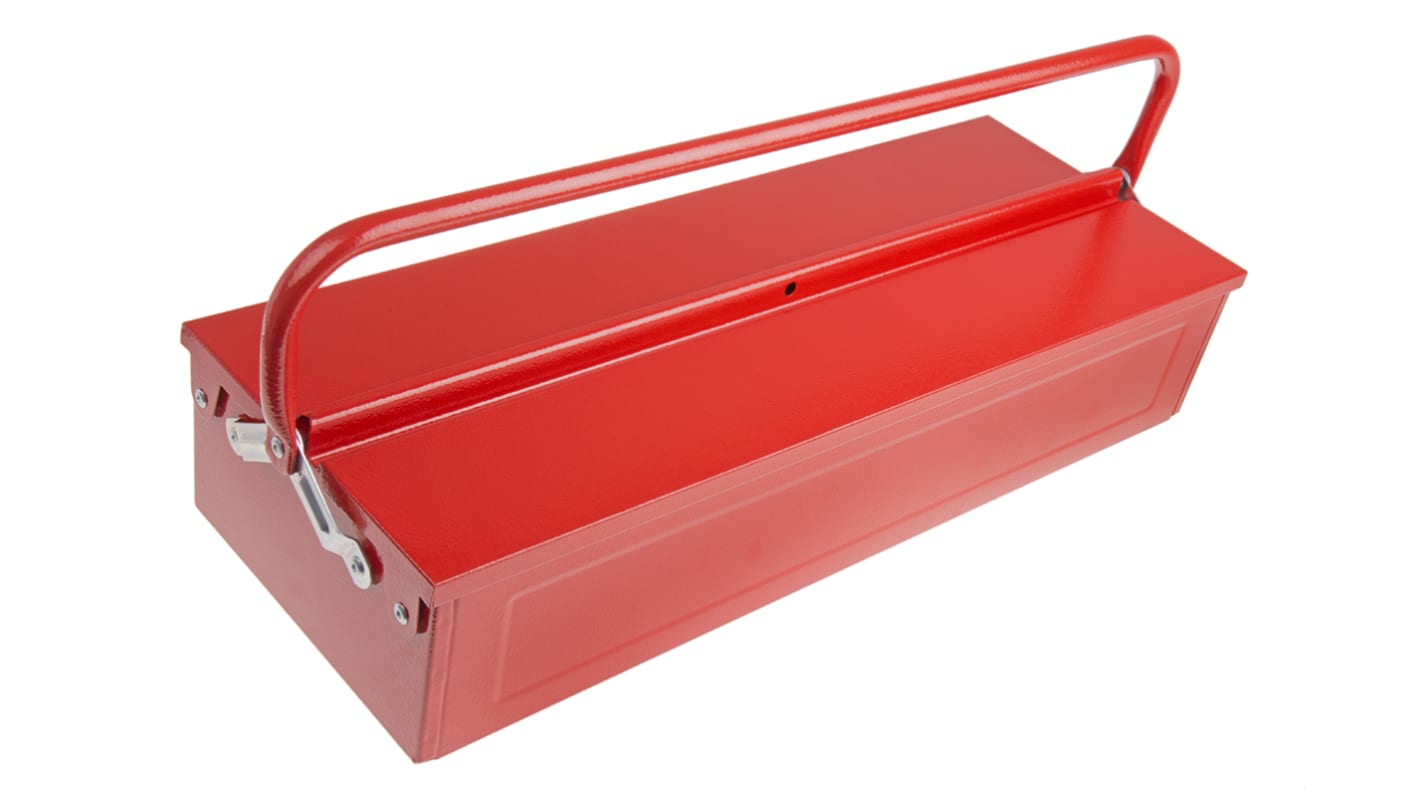 RS PRO Metall Werkzeugbox, L. 550mm B. 215mm H. 550mm, 2.5kg
