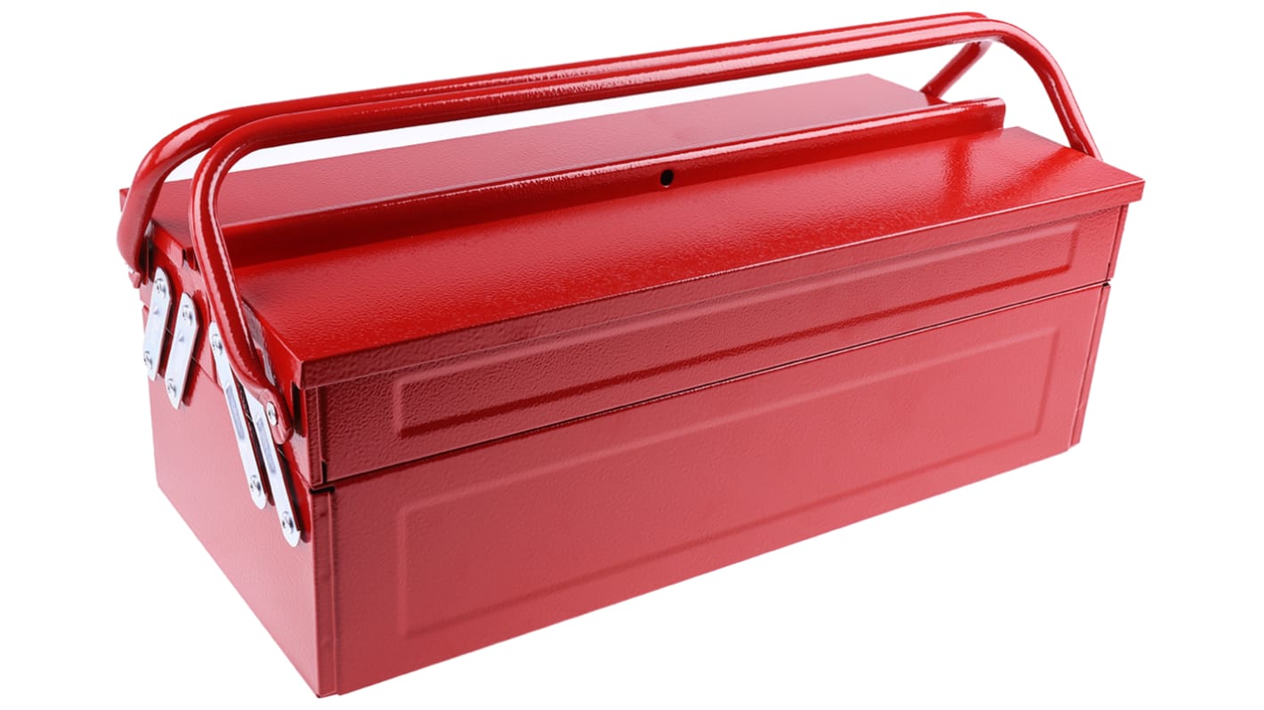 RS PRO Metal Tool Box, 450 x 200 x 450mm