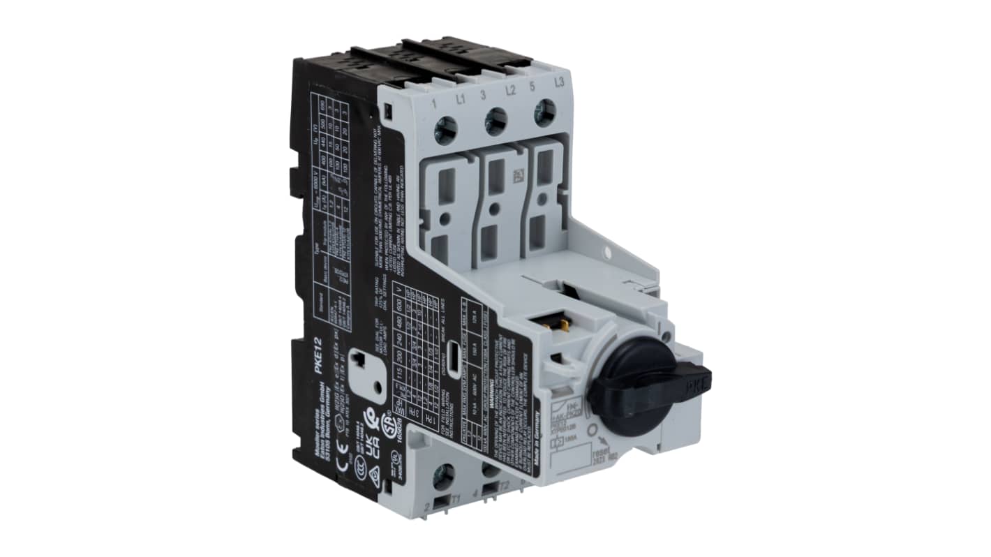 Interruttore automatico del motore Eaton, 690 V c.a., 0,3 → 12 A