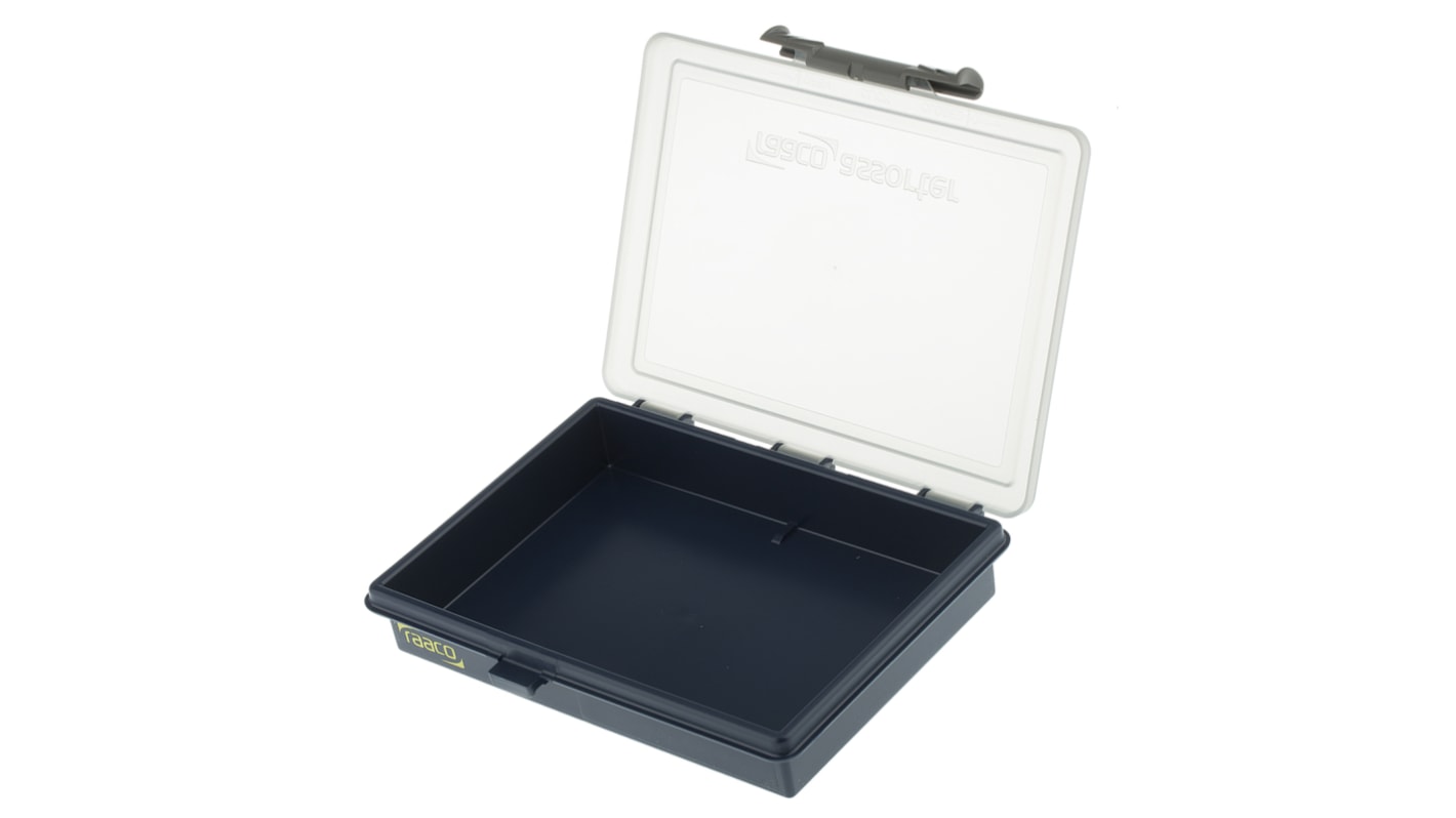 Raaco Blue PP, Adjustable Compartment Box, 32mm x 175mm x 143mm