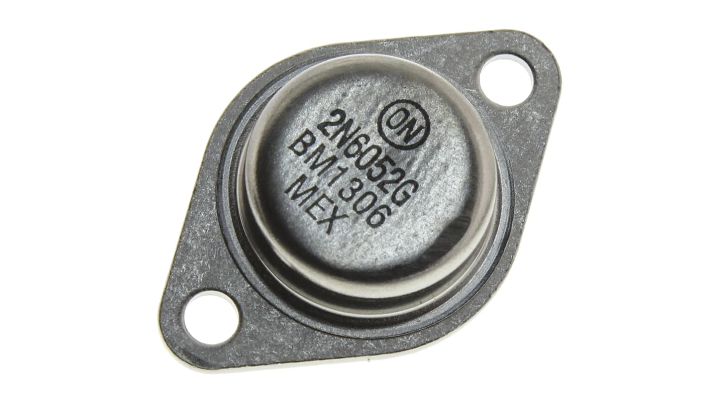 Transistor Darlington PNP onsemi, TO-204, 2 Pin, 12 A, 100 V, , Montaggio su foro