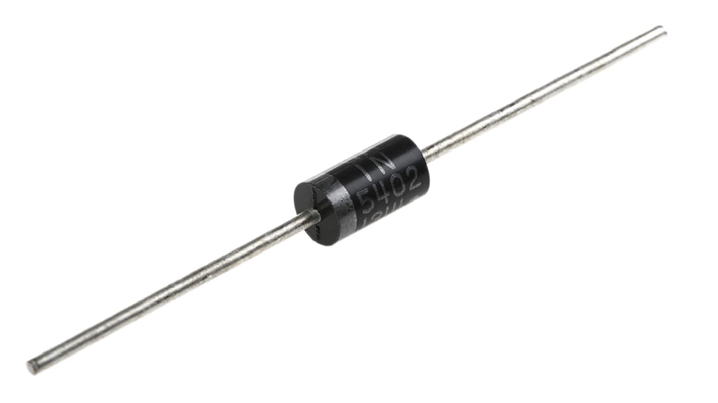 onsemi 汎用 整流ダイオード, 3A, 200V スルーホール, 2-Pin DO-201AD シリコンジャンクション 1V