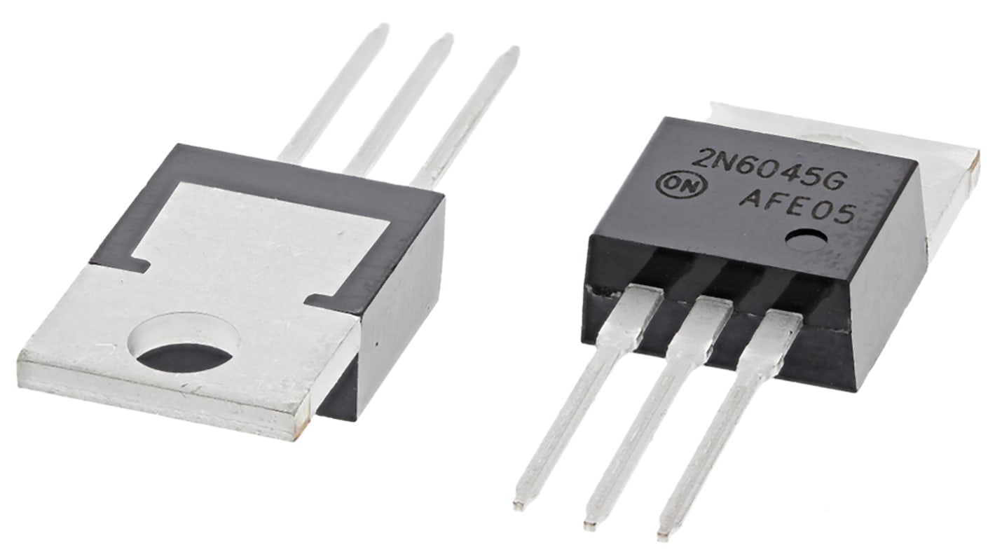 onsemi 2N6045G NPN Darlington Transistor, 8 A 100 V HFE:100, 3-Pin TO-220AB
