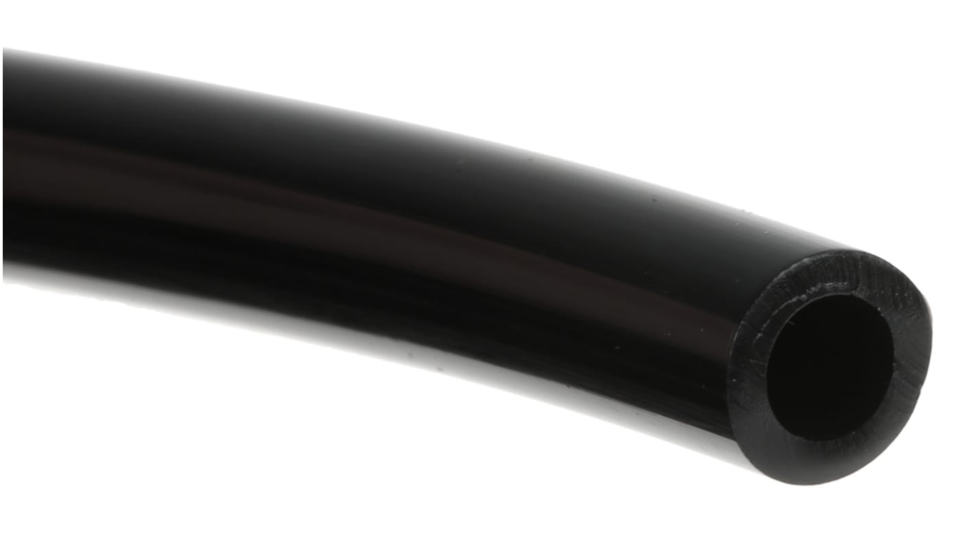 RS PRO Compressed Air Pipe Black Polyurethane 8mm x 30m US98A Series