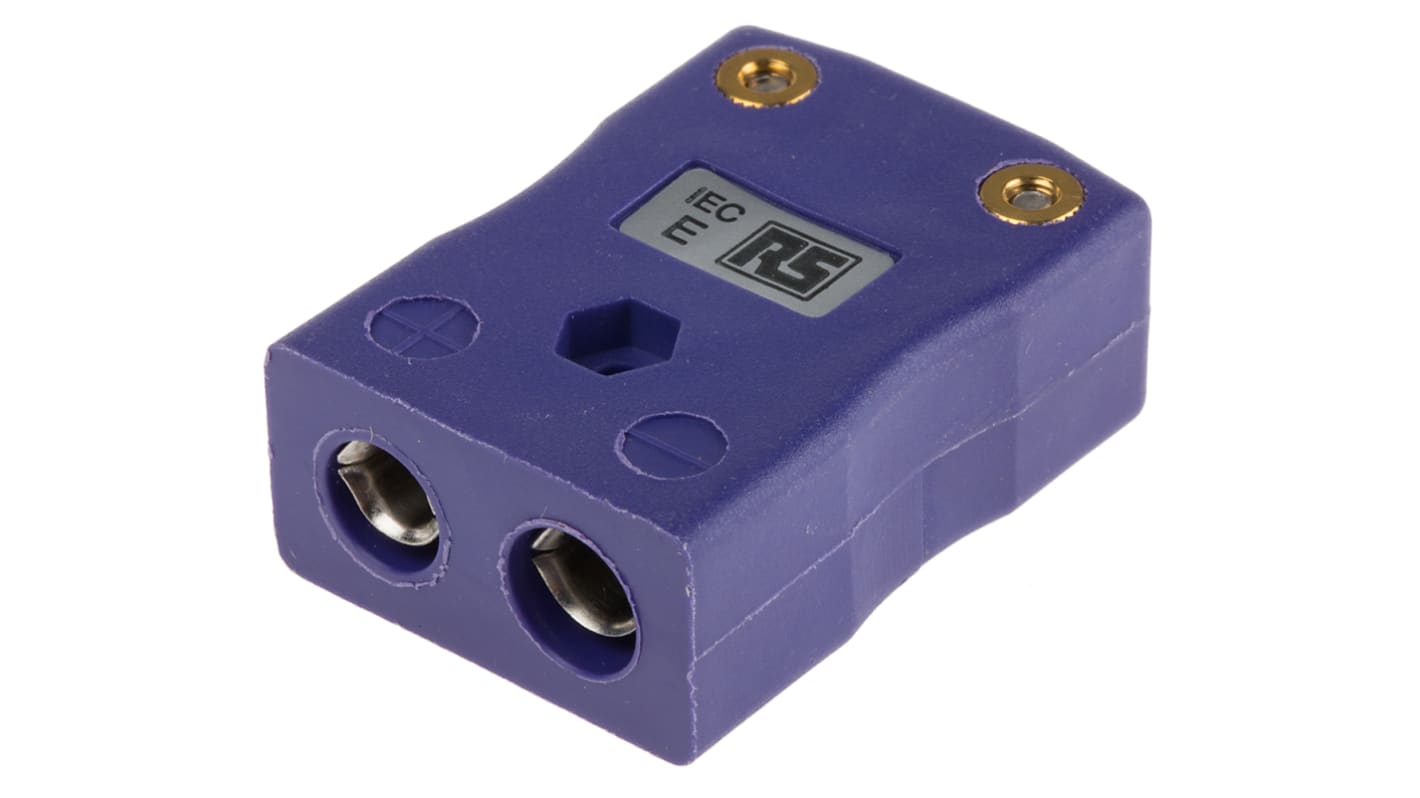 RS PRO Standard Thermocouple Connector for Use with Type E Thermocouple, 6mm Probe, IEC, RoHS Compliant Standard