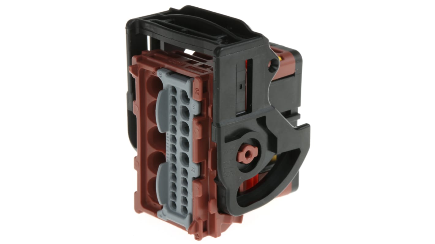 Molex, CMC Automotive Connector Socket Black Cable Mount 28 Way, Crimp Termination 64318-3011