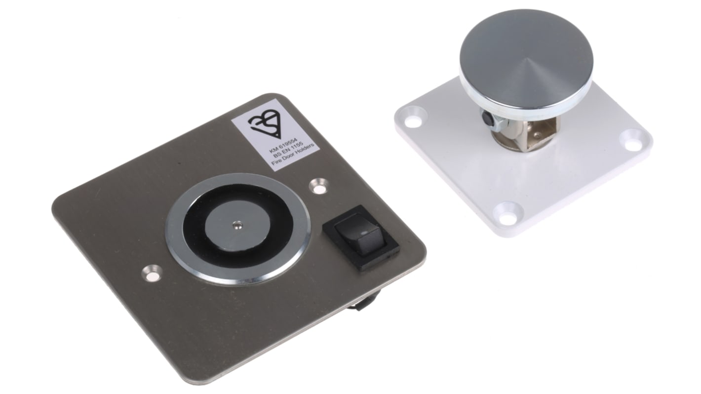 Dveřní magnet pro kontrolu přístupu 100lb Jednoduché dveře DC 24V dc, hloubka: 35mm RS PRO