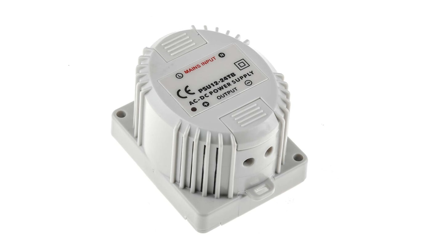 RS PRO Encapsulated Linear Power Supply, 240V ac Input, 24V dc Output, 500mA Output, 12W
