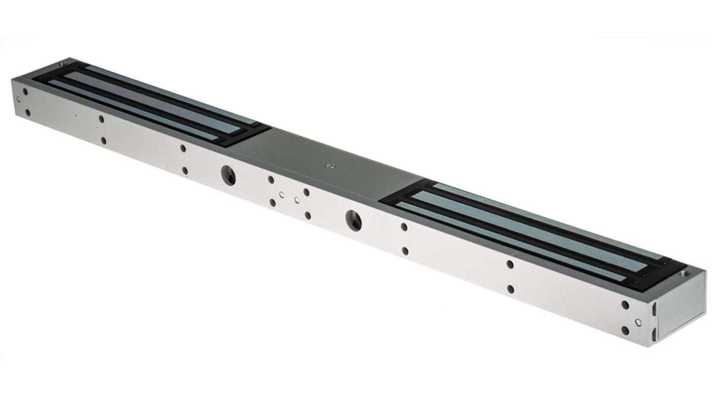 Dveřní magnet pro kontrolu přístupu 600lb Dvojité dveře DC 12V dc, hloubka: 26 mm RS PRO