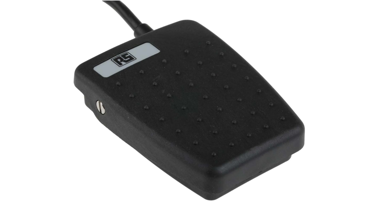 RS PRO General Purpose Momentary Foot Switch - Thermoplastic Case Material, SP-CO, 3 A Contact Current, 24V Contact