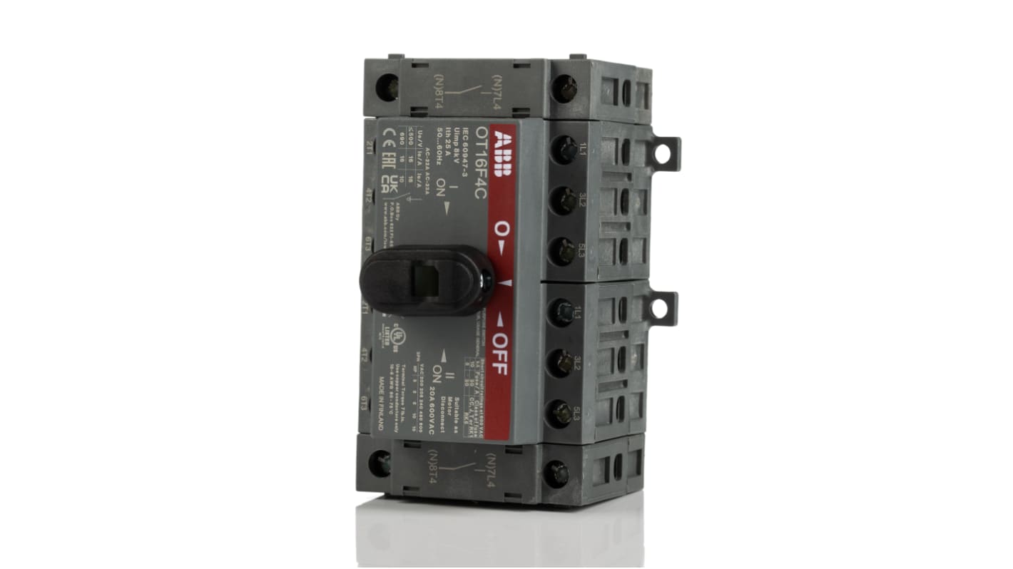ABB 安全ブレーカ 4P極 MAX: 16A 1SCA104831R1001