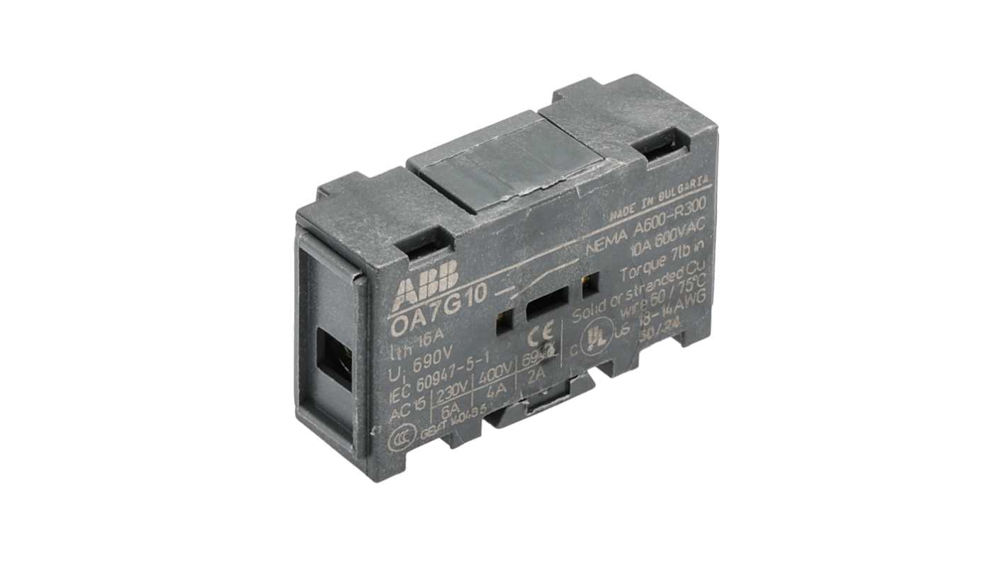 ABB Switch Disconnector Auxiliary Switch for Use with OT16 Series