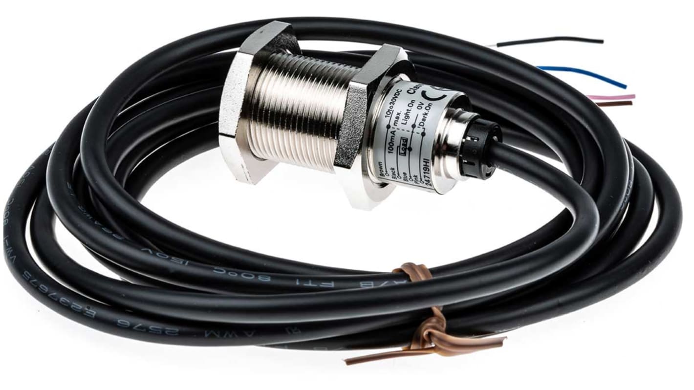 Rs-Online Sensore fotoelettrico Cilindrico Omron a diffusione rilevamento 300 mm uscita PNP