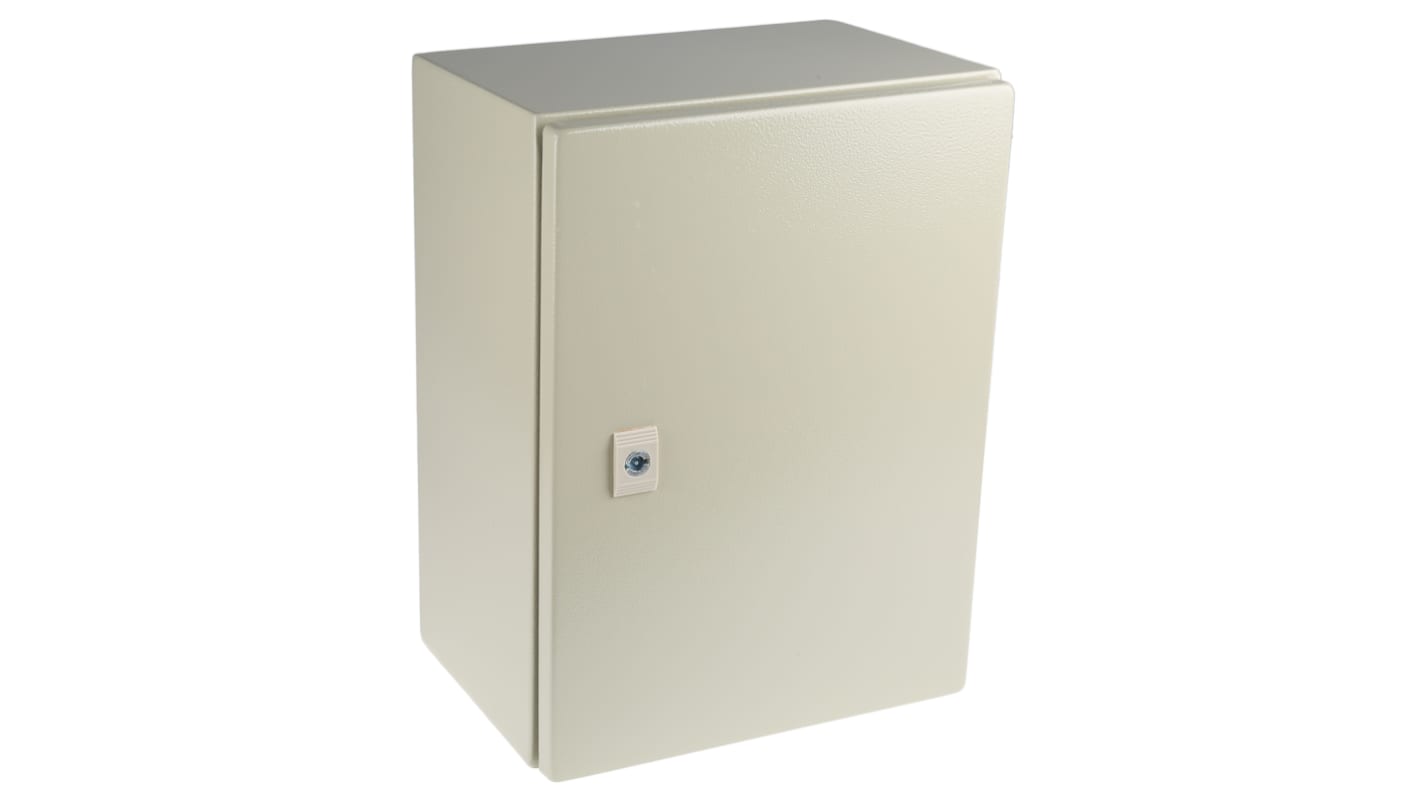 Contenitore a parete RS PRO in Acciaio 400 x 300 x 210mm, col. RAL 7032, IP66