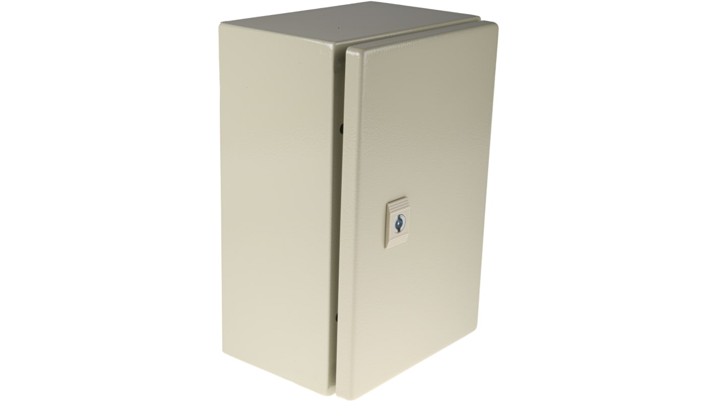 Contenitore a parete RS PRO in Acciaio 300 x 200 x 150mm, col. RAL 7032, IP66