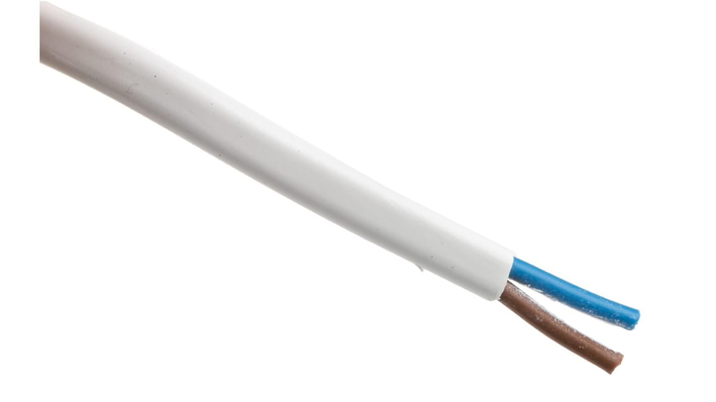 Cavo di potenza RS PRO 2192Y, 2 cond. 0,75 mm², 300 V, Ø 5.76mm, L. 100m