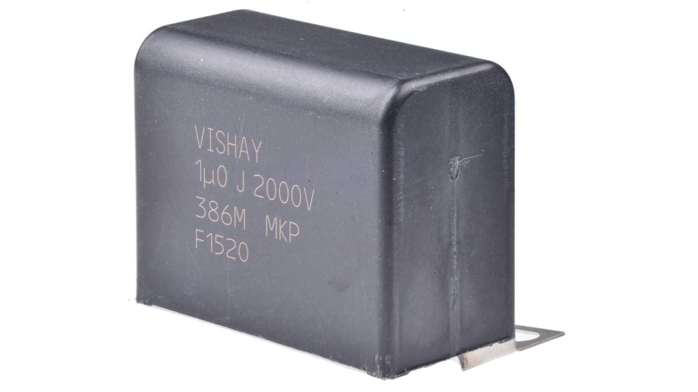 MKP386M510200YT4 | Vishay フィルムコンデンサ, 2kV dc, 1μF MKP386M510200YT4 | Vishay フィルムコンデンサ, 2kV dc, 1μF