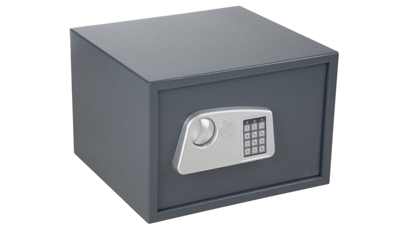 Rottner Comsafe Hotel Safe, Volumen 43L Elektronisch Feuerbeständig Anthrazit, 435mm x 400 mm x 300 mm, 17kg