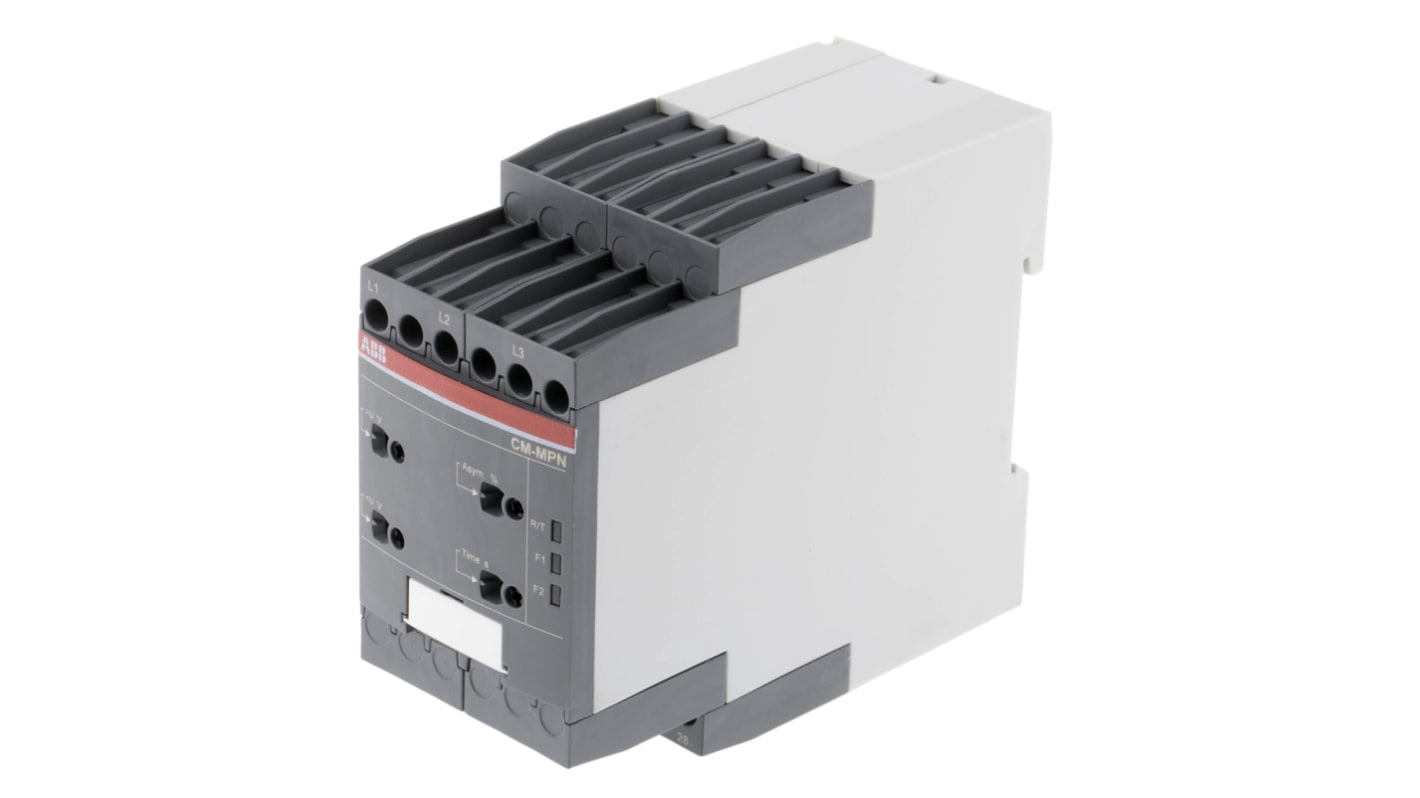 ABB Phase, Voltage Monitoring Relay, 3 Phase, DPDT, 350 → 580V ac, DIN Rail