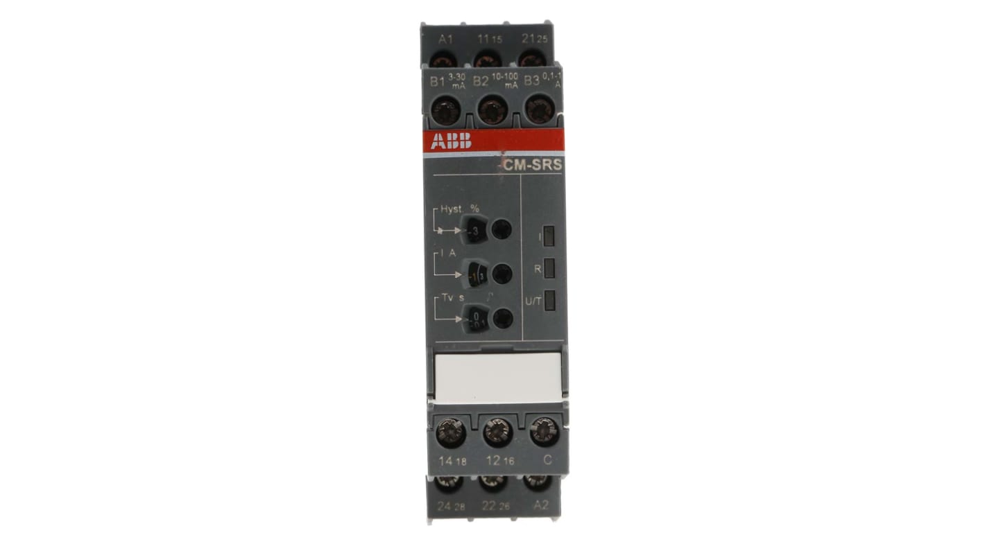 Relè di monitoraggio Corrente ABB 1SVR730840R0400 CM-SRS.21S serie CM-SRS, DPDT