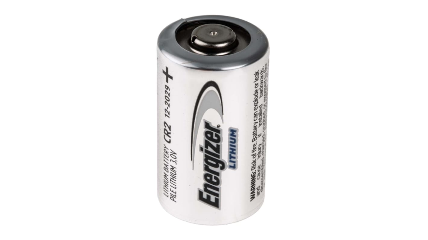 Batteria CR2 Energizer, Litio diossido di manganese, 3V, 800mAh