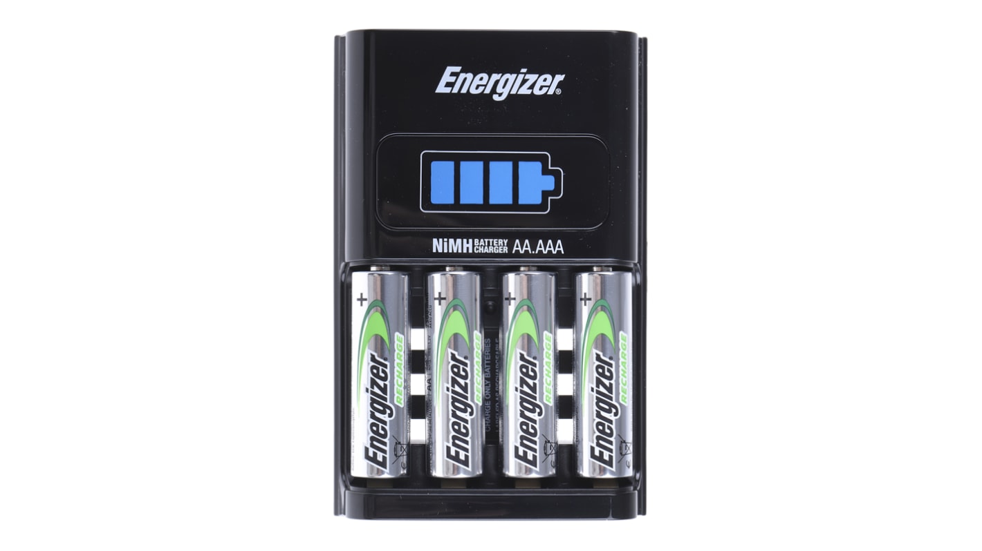 Energizer 1hr Charger Battery Charger For NiMH AA, AAA with UK plug, Batteries Included