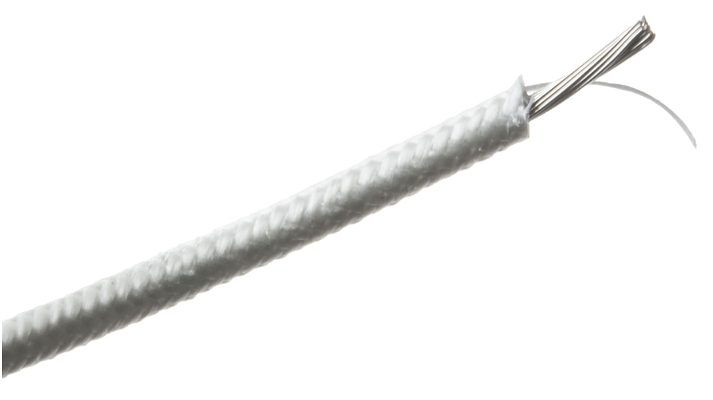 RS PRO 1.5 mm² Harsh Environment Wire, 30/0.25 mm, 25m, Silicone Rubber Insulation