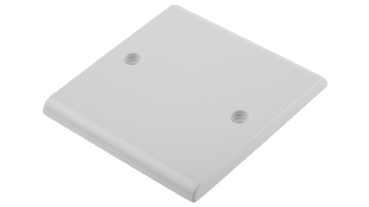 Deta White 1 Gang Faceplate & Mounting Plate