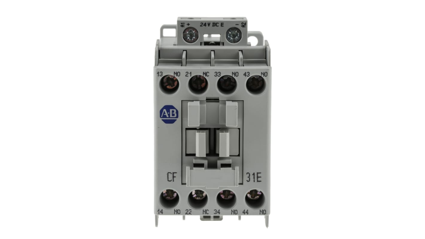 Stycznik 24 V DC Allen Bradley styki: 4 25 A 3NO + 1NC Montaż na szynie DIN 700-CF310EJ