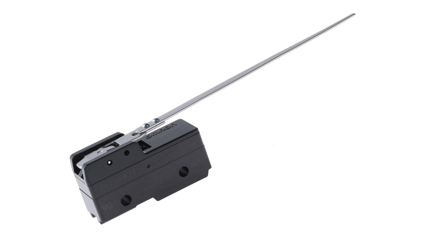 Omron Z Series Lever Limit Switch, NO/NC, IP00, SPDT, Thermosetting Resin Housing, 500V ac Max, 15A Max