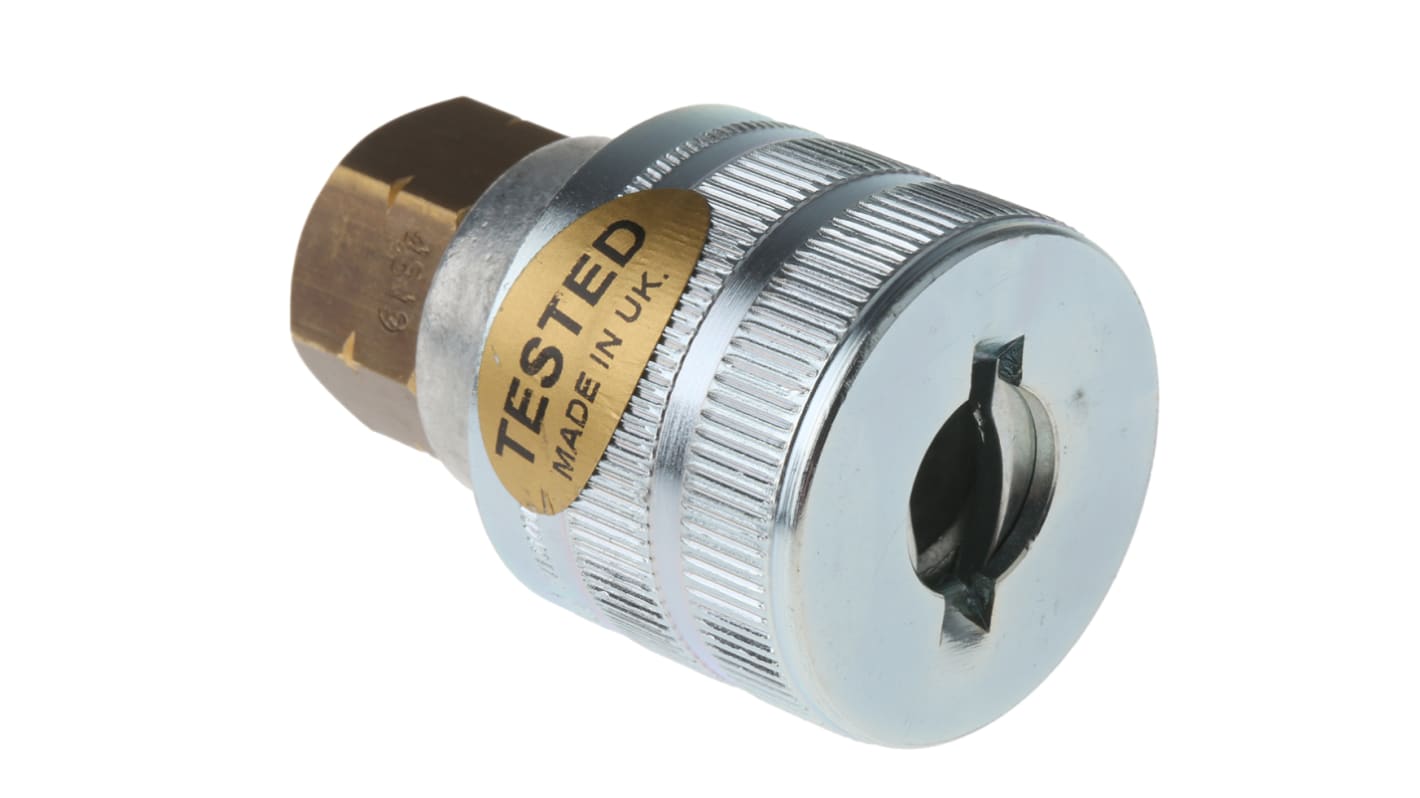 Parker 铝气动快速接头, G 1/4 内螺纹接口, 最大17bar, Standard Series系列