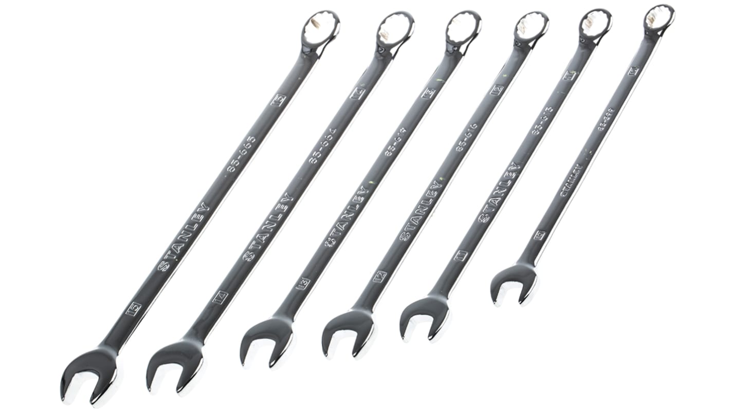 Stanley 6-Piece Spanner Set, 10 → 15 mm