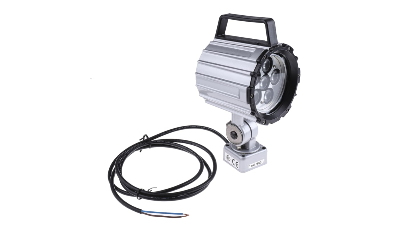 RS PRO Maskinlampe, 24 V ac, 12W, Lyskilde: Lysdiode, Indstillelig arm Leddelt arm
