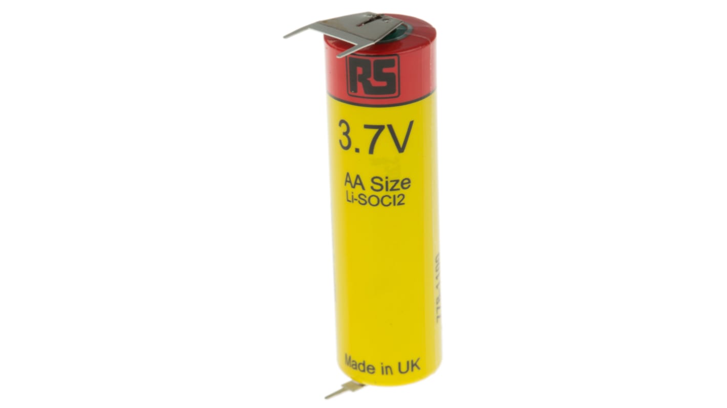 RS PRO AA Batterie, Lithium Thionylchlorid, 3.6V / 2.6Ah, mit Lötfahne