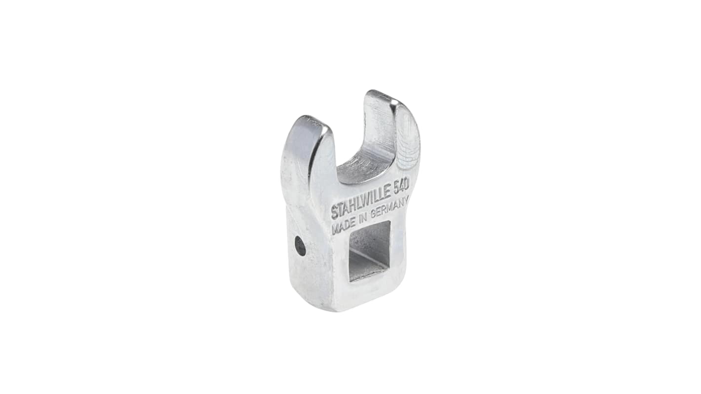 STAHLWILLE 540 Series Crow Foot Spanner Head, 9 mm, 1/4in Insert, Chrome Finish