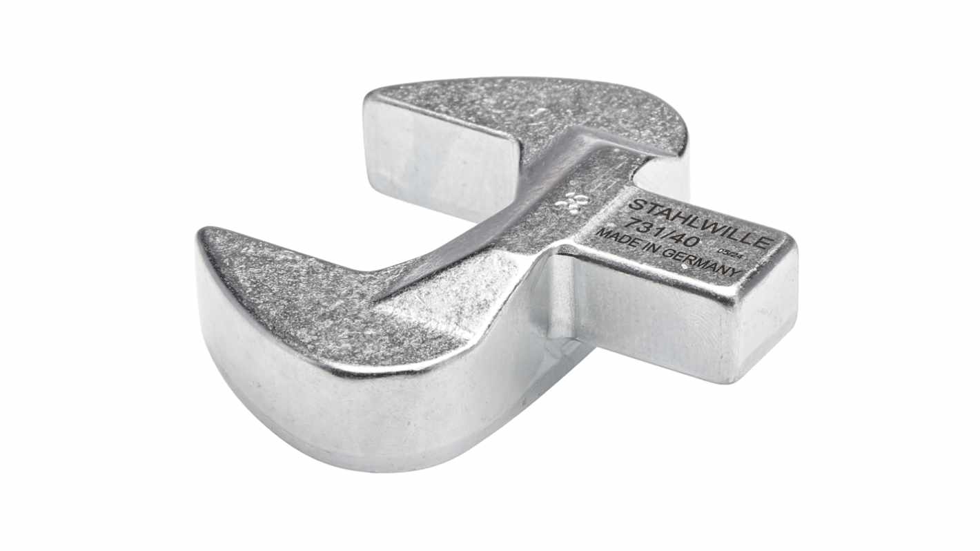 STAHLWILLE 731/40 Series Open Ended Insert Spanner Head, 36.0 mm, 14 x 18mm Insert