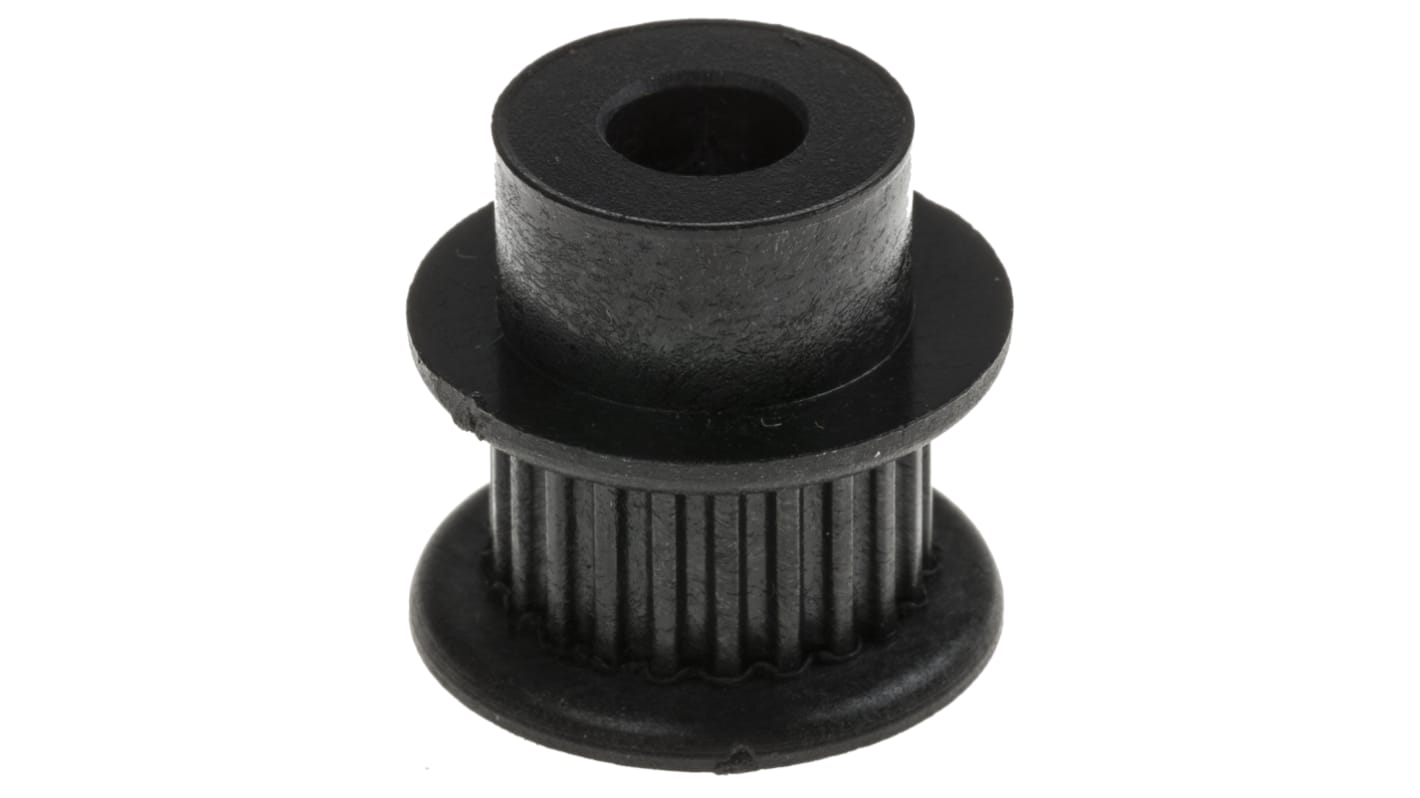 Tandremsskive, Glasforstærket pc, 22 tænder, Afstand: 2mm, passer til 6mm rembredde, huldia.: 6mm