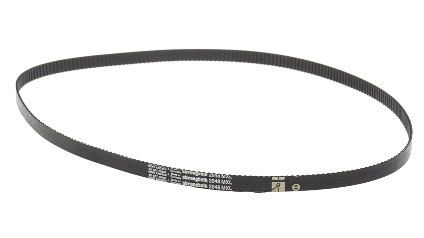 RS PRO Gummi Zahnriemen 256 Zähne, Teilung 2.032mm, Maße 6mm x 520.19mm