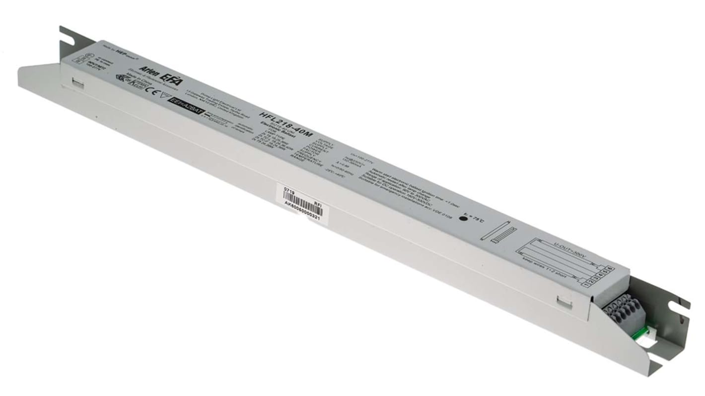 RS PRO 18 → 36 (T8) W, 24 → 36 (TC-F) W, 24 → 39 (T5 HO) W, 34 → 40 (TC-L) W Electronic